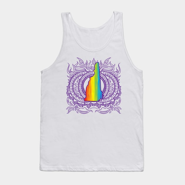 New Hampshire Mandala Pride Tank Top by Manfish Inc.